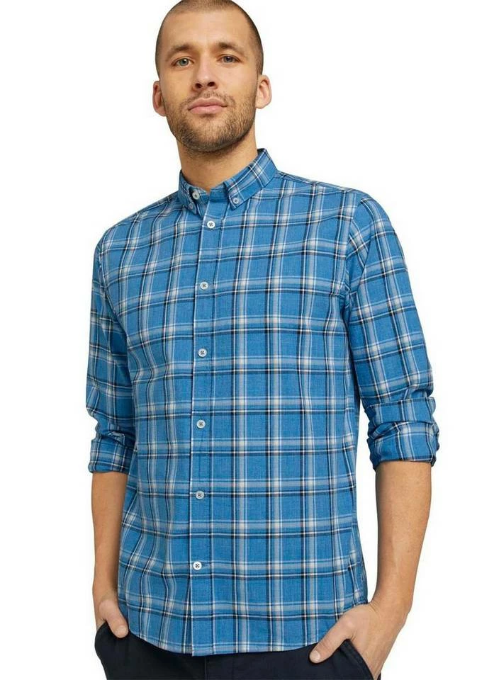 Top 10 🛒 TOM TAILOR Karohemd farbig kariert Grün-blau-weiß-kariert, Blau-grün-weiß 💯 1 Top 10 🛒 TOM TAILOR Karohemd farbig kariert Grün-blau-weiß-kariert, Blau-grün-weiß 💯