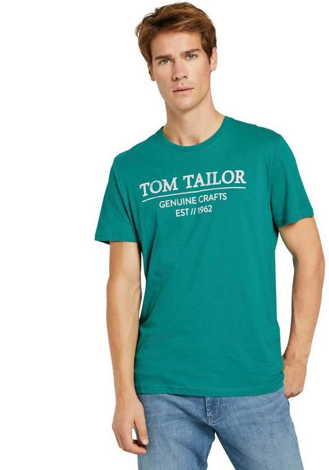Neu ✔️ TOM TAILOR Rundhalsshirt mit großem Logofrontprint Bright ibiza blue, Weiß, Blau, Light-indigo-blue 💯 8 Neu ✔️ TOM TAILOR Rundhalsshirt mit großem Logofrontprint Bright ibiza blue, Weiß, Blau, Light-indigo-blue 💯 – Bild 8