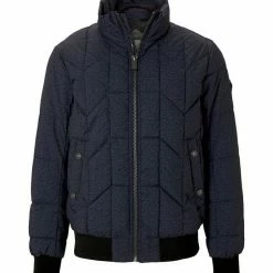 Rabatt ✨ TOM TAILOR Winterjacke »gesteppte Blousson Jacke« Black, Light Grey Melange, Blue jacket structure ✔️ -Tom Tailor Verkaufsgeschäft 61eb2d55 4675 5a37 b516 051652fbbe09