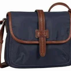 Aktion 🌟 TOM TAILOR Umhängetasche »REVA«, mit Reißverschluss Rückfach Black, Dark blue, Beige 😉