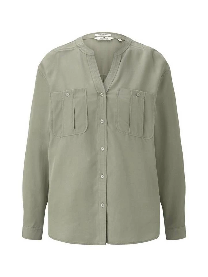 Coupon 😀 TOM TAILOR Langarmbluse »Lyocell Bluse mit Brusttasche« 🤩 7 Coupon 😀 TOM TAILOR Langarmbluse »Lyocell Bluse mit Brusttasche« 🤩 - Image 7