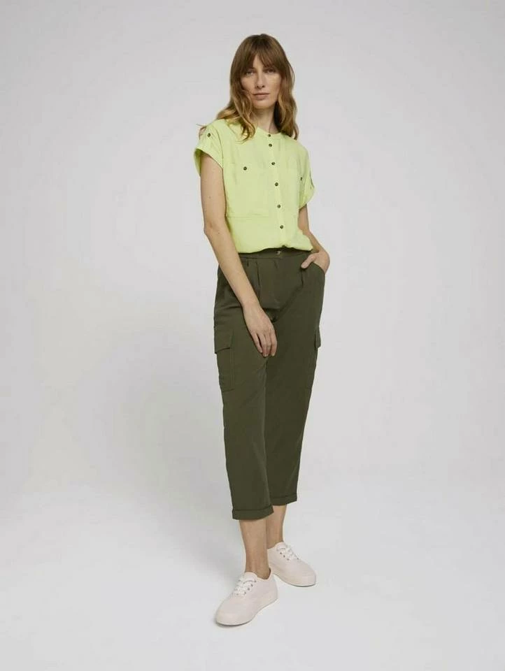 Bestes Angebot 😉 TOM TAILOR Kurzarmbluse Anemone blue, Grape Leaf Green, Celery ice 🤩 4 Bestes Angebot 😉 TOM TAILOR Kurzarmbluse Anemone blue, Grape Leaf Green, Celery ice 🤩 - Image 4