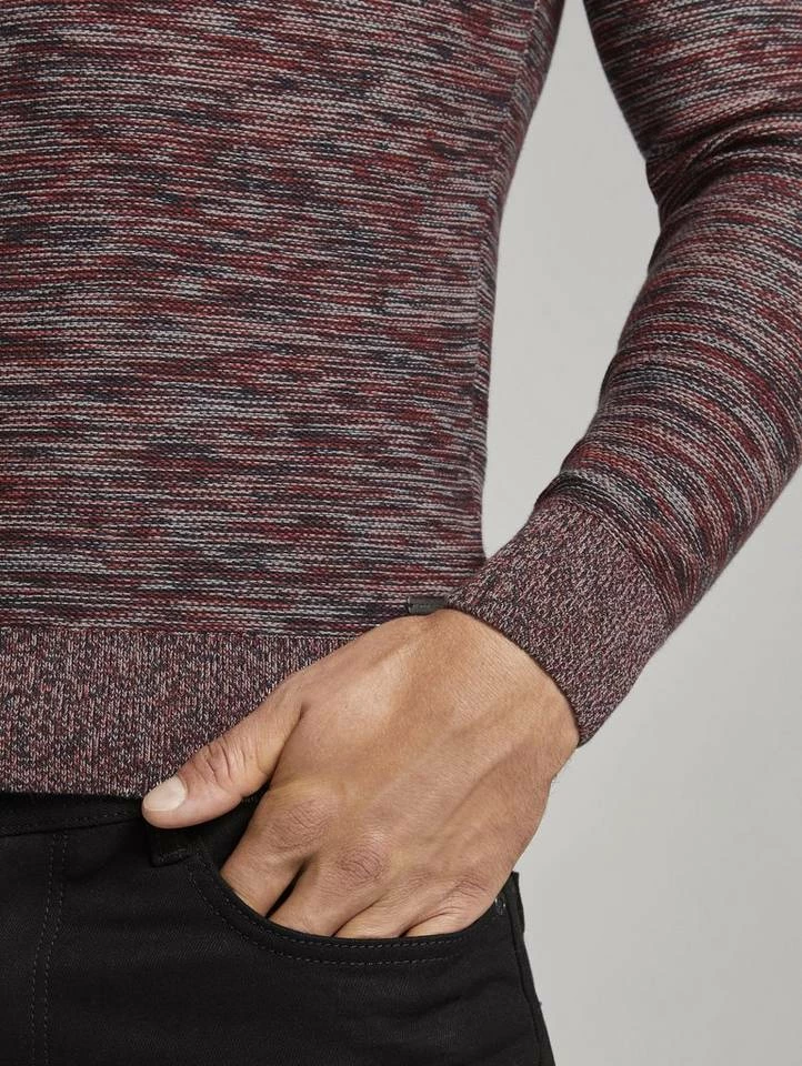 Besorgen 🔥 TOM TAILOR Strickpullover »Bunt melierter Pullover« Green by navy white structure, Navy base multicolor structure ⌛ 6 Besorgen 🔥 TOM TAILOR Strickpullover »Bunt melierter Pullover« Green by navy white structure, Navy base multicolor structure ⌛ - Image 6