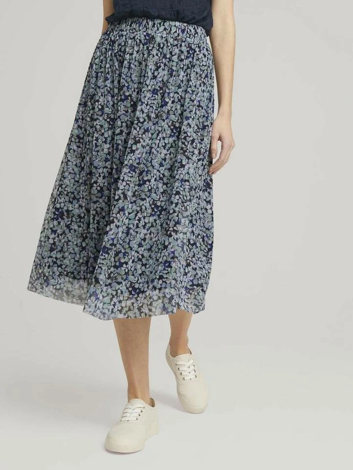 Blitzangebot 🌟 TOM TAILOR Sommerrock »Midirock aus Mesh mit Blumenmuster« Navy flower design, Navy floral design 🥰 21 Blitzangebot 🌟 TOM TAILOR Sommerrock »Midirock aus Mesh mit Blumenmuster« Navy flower design, Navy floral design 🥰 - Image 21