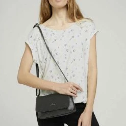 Bester Verkauf 🌟 TOM TAILOR Schultertasche »Amalia Überschlagtasche« Sage, Schwarz #ft5_slash# black, Light rose 🌟 -Tom Tailor Verkaufsgeschäft 63a790c9 3373 51f3 a07f fbcacbb1324e