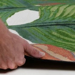 Aktion ⭐ Teppich »Garden Leaf«, TOM TAILOR, rechteckig, Höhe 3 mm, Flachgewebe, In- und Outdoor geeignet, Wohnzimmer 🔔 -Tom Tailor Verkaufsgeschäft 63b4d872 6322 5238 82a9 8d89f6dd680b