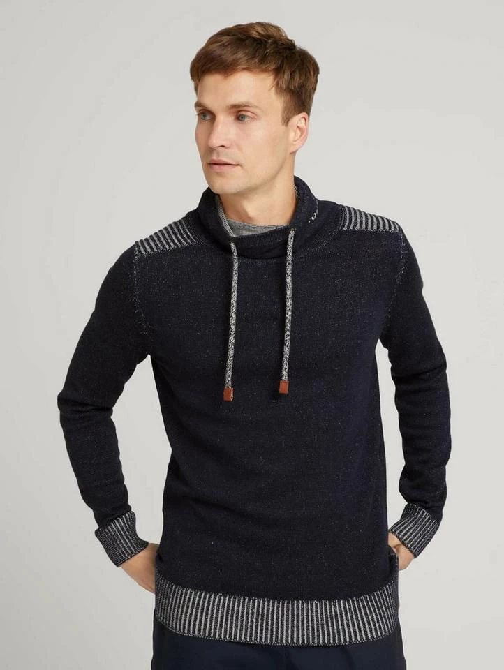 Großhandel 🛒 TOM TAILOR Strickpullover »Pullover mit Snood Stehkragen« Decadent Bordeaux, Sky Captain Blue, Soft buttercream, Black Grey Melange ⭐ 8 Großhandel 🛒 TOM TAILOR Strickpullover »Pullover mit Snood Stehkragen« Decadent Bordeaux, Sky Captain Blue, Soft buttercream, Black Grey Melange ⭐ - Image 8