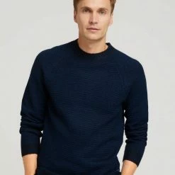Großhandel 🛒 TOM TAILOR Strickpullover Navy blue stripe, Light ice blue 🎁 -Tom Tailor Verkaufsgeschäft 646fd0f9 7620 5d50 8b51 33c1e31cef5a