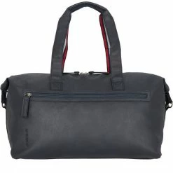 Aktion 🥰 TOM TAILOR Reisetasche, Kunstleder Black, Dark blue ❤️