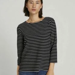 Coupon 🔥 TOM TAILOR Sweatshirt »Gestreiftes Sweatshirt« Offwhite ottoman stripe, Navy ottoman stripe 😍 -Tom Tailor Verkaufsgeschäft 648a06f5 9708 5bb5 8e14 6c14afb7304e