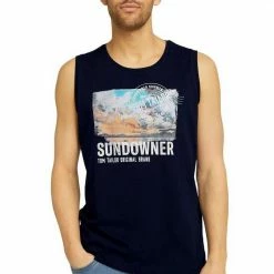 Top 10 😍 TOM TAILOR Muskelshirt mit Logoprint Gelb-weiß, Offwhite, Rot, Blau ✔️ -Tom Tailor Verkaufsgeschäft 64a3458c 367a 5ce7 bfa3 028331a4e205