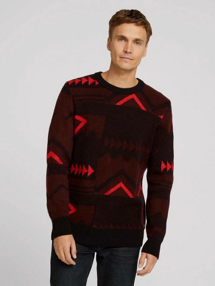 Angebote ⌛ TOM TAILOR Strickpullover »Pullover mit grafischem Muster« ✨ 10 Angebote ⌛ TOM TAILOR Strickpullover »Pullover mit grafischem Muster« ✨ - Image 10
