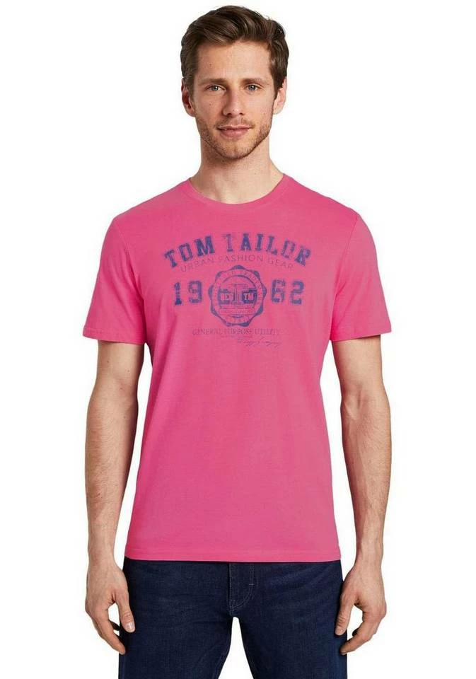 Top 10 ⌛ TOM TAILOR T-Shirt mit Logofrontprint Offwhite, Plain red, Sky captain blue white melange, Royalblau 🎁 23 Top 10 ⌛ TOM TAILOR T-Shirt mit Logofrontprint Offwhite, Plain red, Sky captain blue white melange, Royalblau 🎁 - Image 23