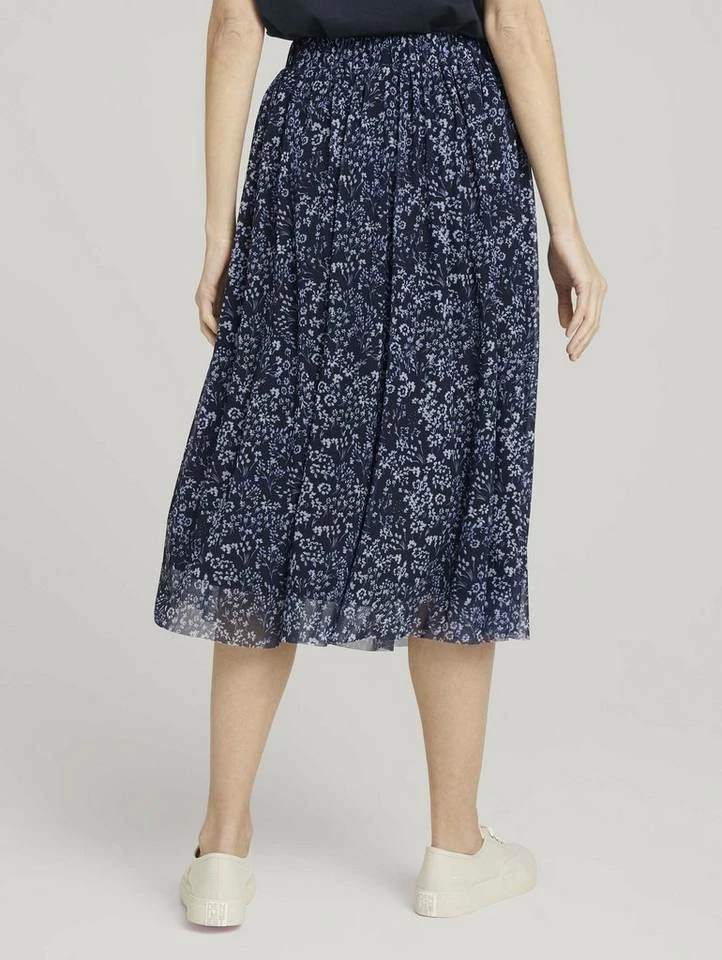 Blitzangebot 🌟 TOM TAILOR Sommerrock »Midirock aus Mesh mit Blumenmuster« Navy flower design, Navy floral design 🥰 2 Blitzangebot 🌟 TOM TAILOR Sommerrock »Midirock aus Mesh mit Blumenmuster« Navy flower design, Navy floral design 🥰 - Image 2