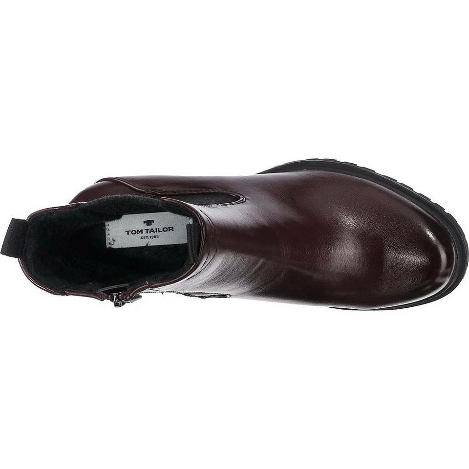 Rabatt 👏 TOM TAILOR »Klassische Stiefeletten« Stiefelette Schwarz, Bordeaux ⌛ 5 Rabatt 👏 TOM TAILOR »Klassische Stiefeletten« Stiefelette Schwarz, Bordeaux ⌛ - Image 5