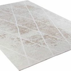 Auslauf 🎁 Teppich »Fine Lines«, TOM TAILOR, rechteckig, Höhe 5 mm, Flachgewebe, Rauten Design, Wohnzimmer Silberfarben, Goldfarben, Aquablau, Beige ✔️ -Tom Tailor Verkaufsgeschäft 653edecd 6d15 5c6b a242 5a5d721d44eb