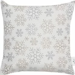 Großhandel ✔️ TOM TAILOR Dekokissen »Astral«, Dekokissen mit Schneeflockenmotiv im Metallic-Look Natur, Schwarz-weiß 😀 -Tom Tailor Verkaufsgeschäft 65917eeb 7387 5fb4 a20b 654e9ef052e0