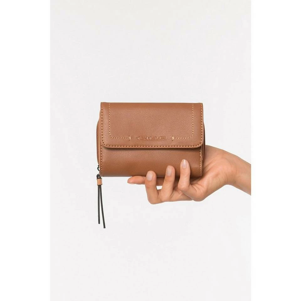 Bestpreis 👏 TOM TAILOR Geldbörse »Rossa Medium Flap Wallet Portmonnaie« Cognac, Dunkelgrau 😍 2 Bestpreis 👏 TOM TAILOR Geldbörse »Rossa Medium Flap Wallet Portmonnaie« Cognac, Dunkelgrau 😍 - Image 2