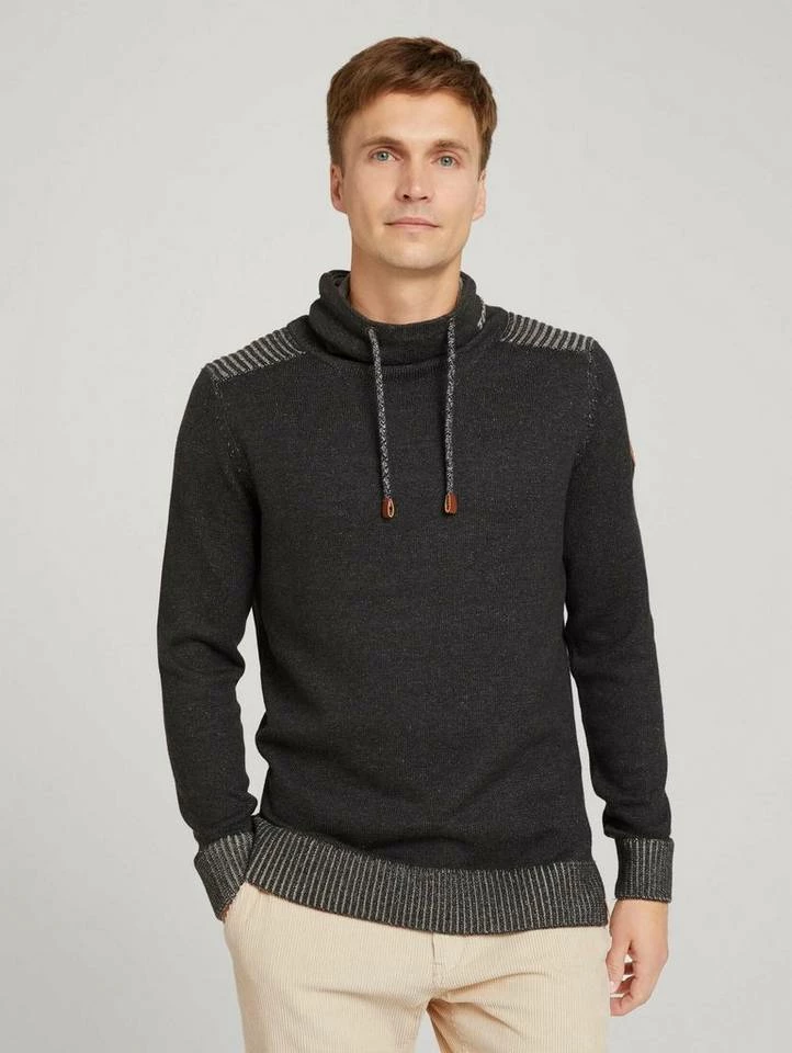 Großhandel 🛒 TOM TAILOR Strickpullover »Pullover mit Snood Stehkragen« Decadent Bordeaux, Sky Captain Blue, Soft buttercream, Black Grey Melange ⭐ 22 Großhandel 🛒 TOM TAILOR Strickpullover »Pullover mit Snood Stehkragen« Decadent Bordeaux, Sky Captain Blue, Soft buttercream, Black Grey Melange ⭐ - Image 22