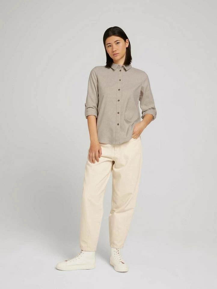 Rabatt 👏 TOM TAILOR Langarmbluse »Melierte Hemdbluse« ❤️ 3 Rabatt 👏 TOM TAILOR Langarmbluse »Melierte Hemdbluse« ❤️ - Image 3