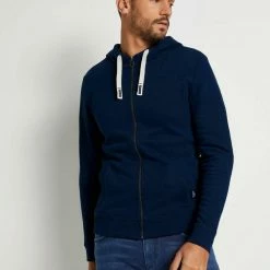Billig 😀 TOM TAILOR Sweatjacke »Sweatjacke mit Kapuze« Middle Grey Melange, Sky Captain Blue, Black 🤩 -Tom Tailor Verkaufsgeschäft 6751571d d8fa 5e24 8ce2 a6b85db70e70