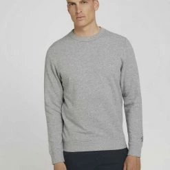 Top 10 👍 TOM TAILOR Sweatshirt unifarben Aquablau, Middle Grey Melange, Flame Brown, Navy 🔥 -Tom Tailor Verkaufsgeschäft 676d1580 335d 58d6 9737 0f34bb6b9781