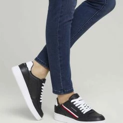 Blitzangebot 🥰 TOM TAILOR »Tom Tailor Damen 1193101 👟 Sneaker Sommer Memory Effekt« Schnürschuh Weiß, White, Navy 🌟 -Tom Tailor Verkaufsgeschäft 6780f840 b84c 5c0e 9de3 26db542928bb