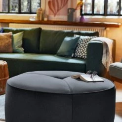 Auslauf 😉 TOM TAILOR Pouf »DROP CHIC«, mit Kedernaht & Steppung im Sitz, ø 90 cm Dark navy TBO 6, Pond TSV 616, Copper TSV 22, Deep sea REC 616 ✔️ -Tom Tailor Verkaufsgeschäft 683416ce 61ac 58bb 9266 23b2b2c9f4e5