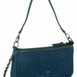 Brandneu ✔️ TOM TAILOR Umhängetasche »JULIETA«, in modischer 👖 Jeans Optik Denim black, Denim blue 😉