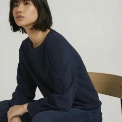 Bester Verkauf 🥰 TOM TAILOR Sweatshirt »Basic Sweatshirt mit Bio-Baumwolle« Smooth light sand, Dusty pastel pink, Sky Captain Blue, Dark Denim Blue 🧨 -Tom Tailor Verkaufsgeschäft 691e269e 9241 566f b29c 56738b52a829