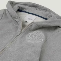 Budget ⌛ TOM TAILOR Sweatjacke »Sweatjacke mit Stickerei« 👗 Dress blue-blue, Drizzle melange-gray, Blue lolite-blue 🌟