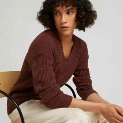 Brandneu 😉 TOM TAILOR Strickpullover »Ripp Pullover mit V-Ausschnitt« Soft greyish green melange, Cold beige melange, Earth brown melange 👏 -Tom Tailor Verkaufsgeschäft 69e1f466 27a4 5d29 acf0 7d4d89f307dc