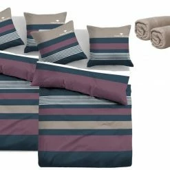 Bester Verkauf 😀 Bettwäsche »Carl«, TOM TAILOR, mit Gratis-Zugabe: Spannbettlaken Türkis-grau, Grün-grau, Taupe-beere, Rot-grau ⌛ -Tom Tailor Verkaufsgeschäft 69fb5cff e8c6 5126 9827 7745ab6eeda3