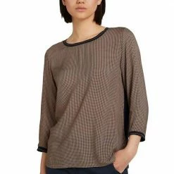 Neu 👍 TOM TAILOR Blusenshirt mit Print-Details Navy, Beige gemustert, Blau gemustert 🔥