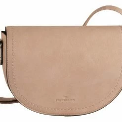 Bestes Angebot 💯 TOM TAILOR Umhängetasche »Flapbag Evy«, in halbrunder Form Schwarz, Taupe, Rot 🔔