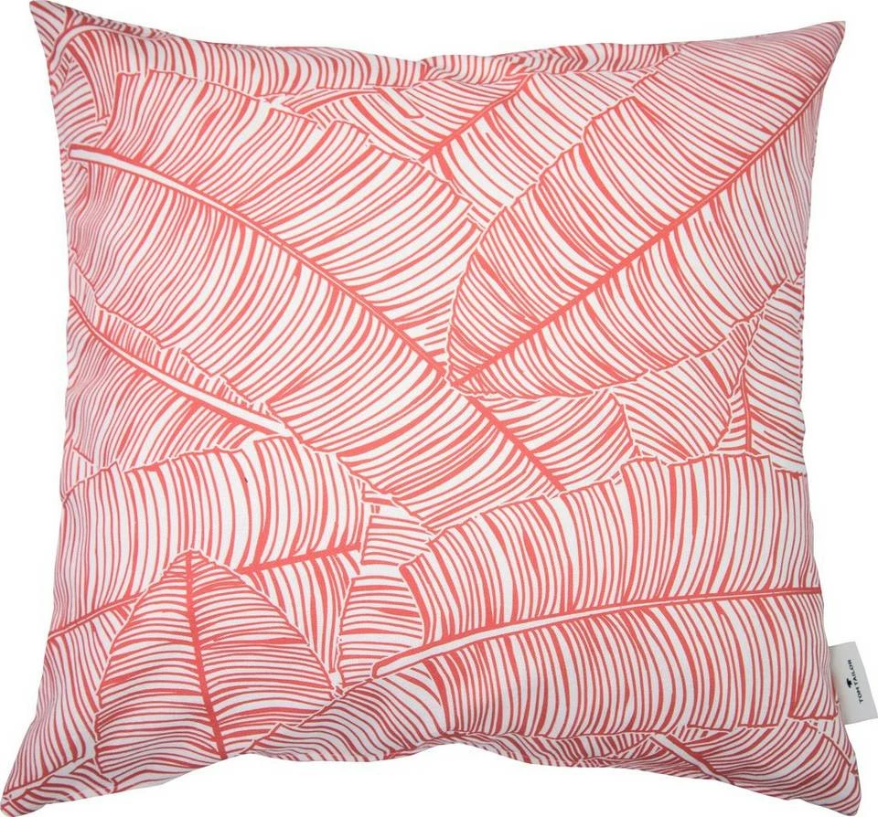 Rabatt 😉 Kissenhülle »Covered By Leaves«, TOM TAILOR (1 Stück), mit Blättern ✔️ 1 Rabatt 😉 Kissenhülle »Covered By Leaves«, TOM TAILOR (1 Stück), mit Blättern ✔️