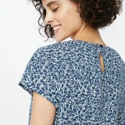 Brandneu 🎁 TOM TAILOR Kurzarmbluse Blue apricot paisley design, Blue offwhite minimal 🔔 -Tom Tailor Verkaufsgeschäft 6c642680 344f 599f 9698 c0984214675e