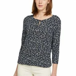 Blitzangebot ⌛ TOM TAILOR Henleyshirt im modischen Allover-Print Mittelblau-bedruckt, Marine-bedruckt ✨ -Tom Tailor Verkaufsgeschäft 6cd69a04 747b 5f91 86d5 070ff1ad19fb