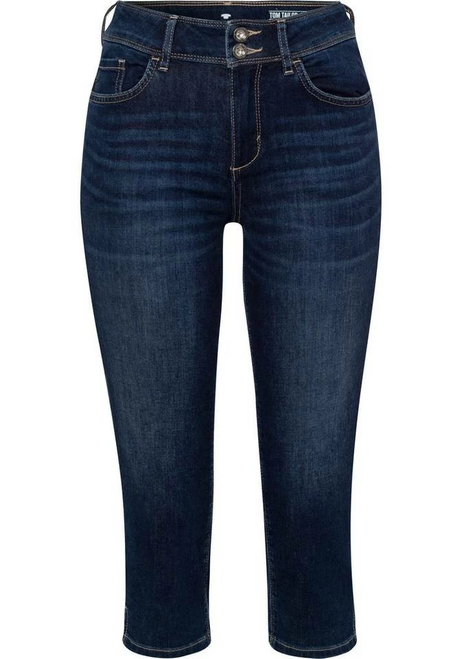 Bestes Angebot 👍 TOM TAILOR Caprijeans »Kate Slim« mit kleinen Seitenschlitzen Mid stone washed, Dark stone washed, Random bleached blue 🥰 8 Bestes Angebot 👍 TOM TAILOR Caprijeans »Kate Slim« mit kleinen Seitenschlitzen Mid stone washed, Dark stone washed, Random bleached blue 🥰 – Bild 8