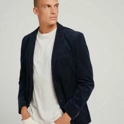 Neu 🔔 TOM TAILOR Sakko »Blazer in Cord Optik« Sky Captain Blue, Toasted Coconut 🌟 -Tom Tailor Verkaufsgeschäft 6e173b7a ba9b 5032 95cd cfad2e2b41ee