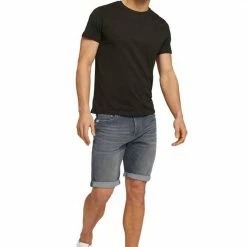 Bester Verkauf 🌟 TOM TAILOR 👖 Jeansshorts mit modischen Waschungen Dark stone blue black denim, Clean dark stone grey denim, Light stone wash denim, Grey ✨ -Tom Tailor Verkaufsgeschäft 6e20303a dfbc 54fe ba59 a5cbb3bec207