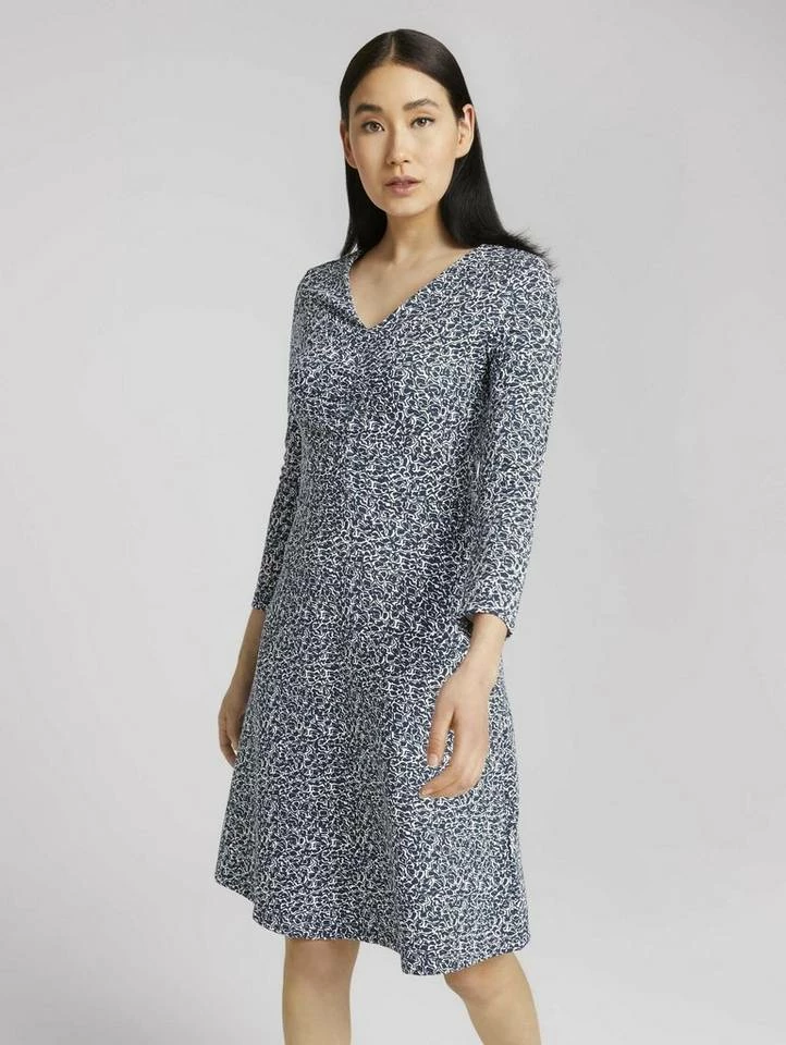 Großhandel ❤️ TOM TAILOR Jerseykleid »Gemustertes Midikleid mit Raffung« 🔔 4 Großhandel ❤️ TOM TAILOR Jerseykleid »Gemustertes Midikleid mit Raffung« 🔔 - Image 4