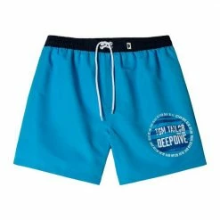 Billig 😍 TOM TAILOR Badeshorts, in trendigen Unifarben Malibu blue 👗 dress, Rot, Poppy red#ft5_slash#white, Blau 👏