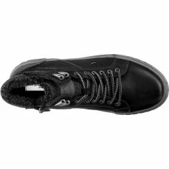 Bester Verkauf ✨ TOM TAILOR »Winterstiefeletten« Winterstiefelette Schwarz, Khaki 🧨 -Tom Tailor Verkaufsgeschäft 6e82230a 9c5a 5640 a299 886c5be19642