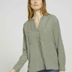 Coupon 😀 TOM TAILOR Langarmbluse »Lyocell Bluse mit Brusttasche« 🤩 25 Coupon 😀 TOM TAILOR Langarmbluse »Lyocell Bluse mit Brusttasche« 🤩 -Tom Tailor Verkaufsgeschäft 6f4e2f87 ac1c 5ce6 85fd 5d405ec24a70