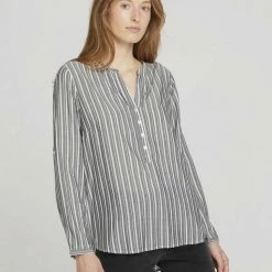 Rabatt ❤️ TOM TAILOR Langarmbluse »Gemusterte Bluse mit TENCEL(TM) Modal« Navy flower design, Pink geometrical design, Blue geometrical design, Navy offwhite stripe 👍 -Tom Tailor Verkaufsgeschäft 6f5facaa bff7 5cd2 9d54 deea985da637