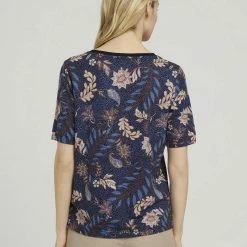 Bestes Angebot ⭐ TOM TAILOR Sweatshirt »Kurzarm Sweatshirt mit Muster« Navy floral design, White floral design 😉 -Tom Tailor Verkaufsgeschäft 6f74420d 21c3 5a59 b5c1 37756d4befb2