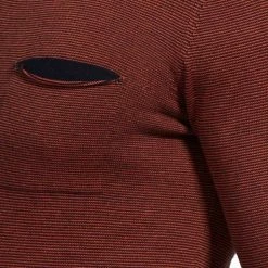 Am billigsten ✨ TOM TAILOR Rundhalspullover »Pullover uni 1/1 v-neck« Burn umber orange, June bug green 🛒 -Tom Tailor Verkaufsgeschäft 6ffcbd39 81b6 5193 8b78 fcb335dea13d