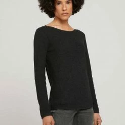 Brandneu 😉 TOM TAILOR Strickpullover »Pullover mit feinem Strickmuster« Cold beige melange, Coal Grey Melange, Sky Captain Blue, Dark maroon red melange 🧨 -Tom Tailor Verkaufsgeschäft 702d53ed 3c15 5dd7 a4a1 21b91a005016