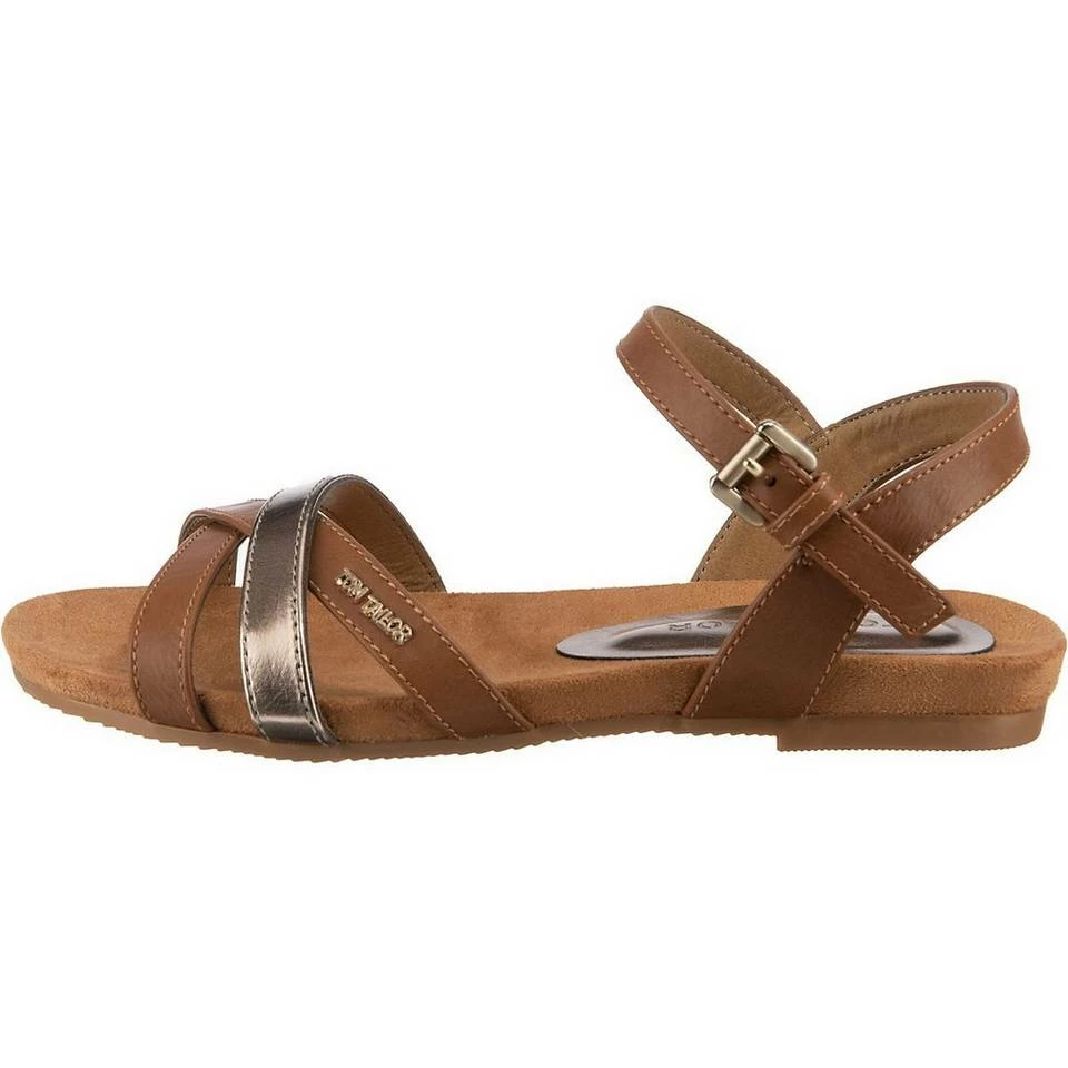 Budget 😍 TOM TAILOR »Riemchensandalen« Riemchensandale Cognac, Dunkelblau 😍 2 Budget 😍 TOM TAILOR »Riemchensandalen« Riemchensandale Cognac, Dunkelblau 😍 – Bild 2